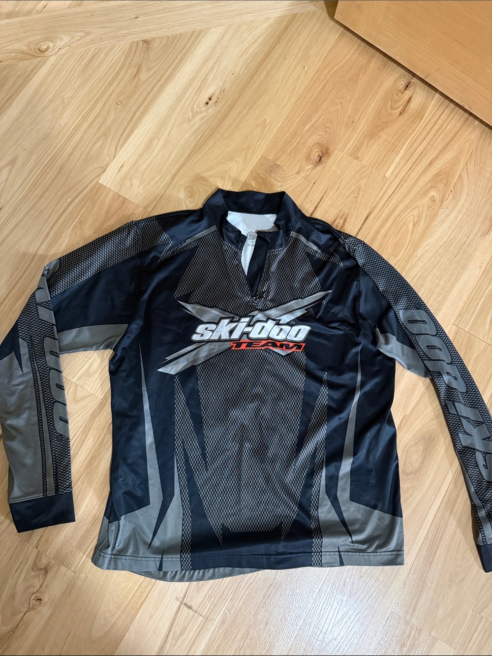 Ski-Doo Team Black & Gray Performance Jersey